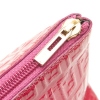 Fendi Täschchen/Portemonnaie aus Lackleder in Rosa / Pink