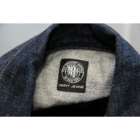 Dkny Jacke/Mantel aus Baumwolle in Blau