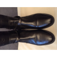 L.K. Bennett Boots Leather in Black