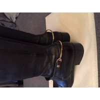 L.K. Bennett Boots Leather in Black