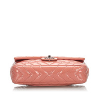 Chanel Flap Bag aus Lackleder in Rosa / Pink