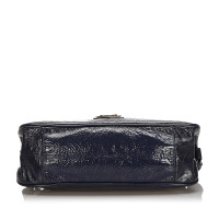 Fendi Shoulder bag Patent leather in Blue