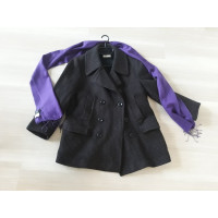 Dries Van Noten Jacket/Coat Cashmere in Black