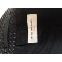 Dries Van Noten Jacket/Coat Cashmere in Black