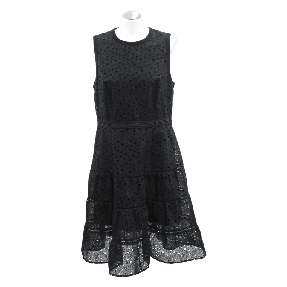 L.K. Bennett Kleid aus Baumwolle in Schwarz