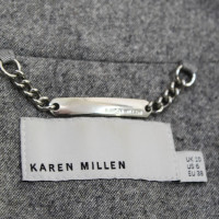 Karen Millen Giacca di lana grigia