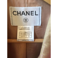 Chanel Jacke/Mantel aus Leinen in Beige