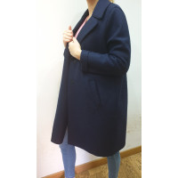Herno Jacke/Mantel aus Wolle in Blau