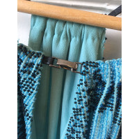 Gucci Dress Silk in Turquoise