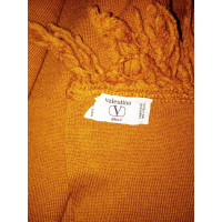 Valentino Garavani Schal/Tuch aus Wolle in Ocker