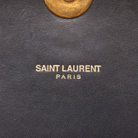 Saint Laurent Shopping Bag aus Leder in Schwarz