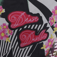 Christian Dior Robe en soie avec un motif floral