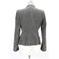 Dries Van Noten Jacket/Coat Cotton in Grey