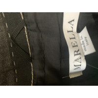 Mariella Burani Jacke/Mantel aus Wolle in Grau