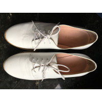 Marc Cain Chaussures à lacets en Cuir en Blanc