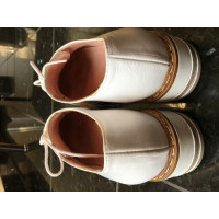 Marc Cain Chaussures à lacets en Cuir en Blanc