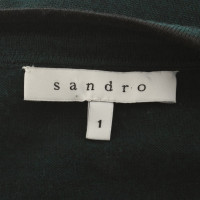 Sandro Cardigan in dark green / black