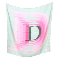 Christian Dior Sciarpa di seta con stampa logo