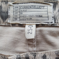 Current Elliott Skinny Jeans mit Leoparden-Print