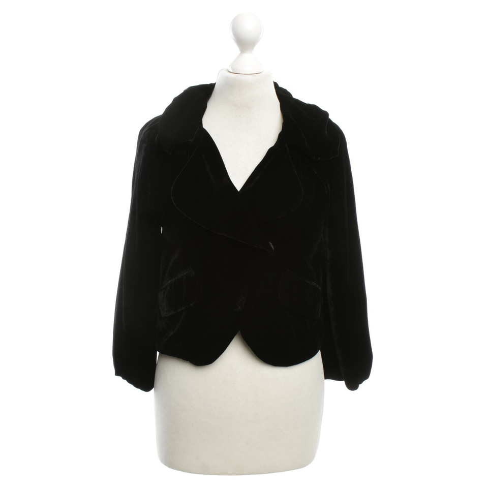 Day Birger & Mikkelsen zwart fluwelen blazer