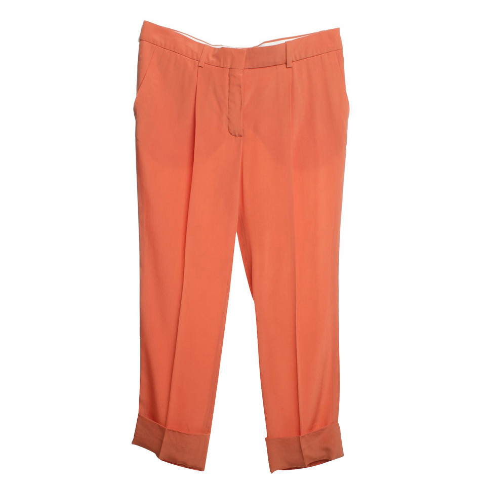 Chloé Silk trousers in orange