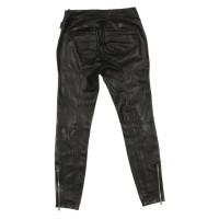 Set Trousers Leather in Black