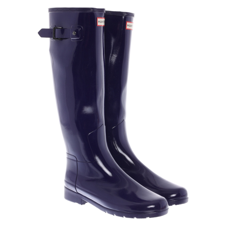 Hunter Boots in Blue