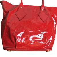 Vivienne Westwood Shopper aus Lackleder in Rot