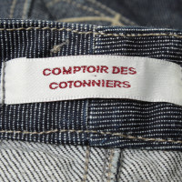 Comptoir Des Cotonniers Denim skirt with zipper