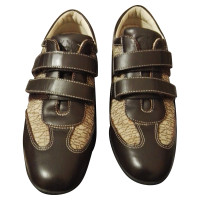 Pollini Slippers/Ballerinas Leather in Brown