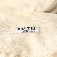 Miu Miu Knitwear in Beige