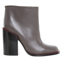 Jil Sander Ankle boots in taupe / red