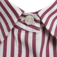 Brunello Cucinelli Shirt in wit / paars