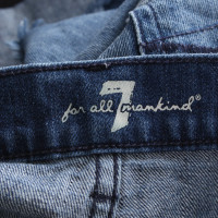 7 For All Mankind Gonna in Cotone in Blu