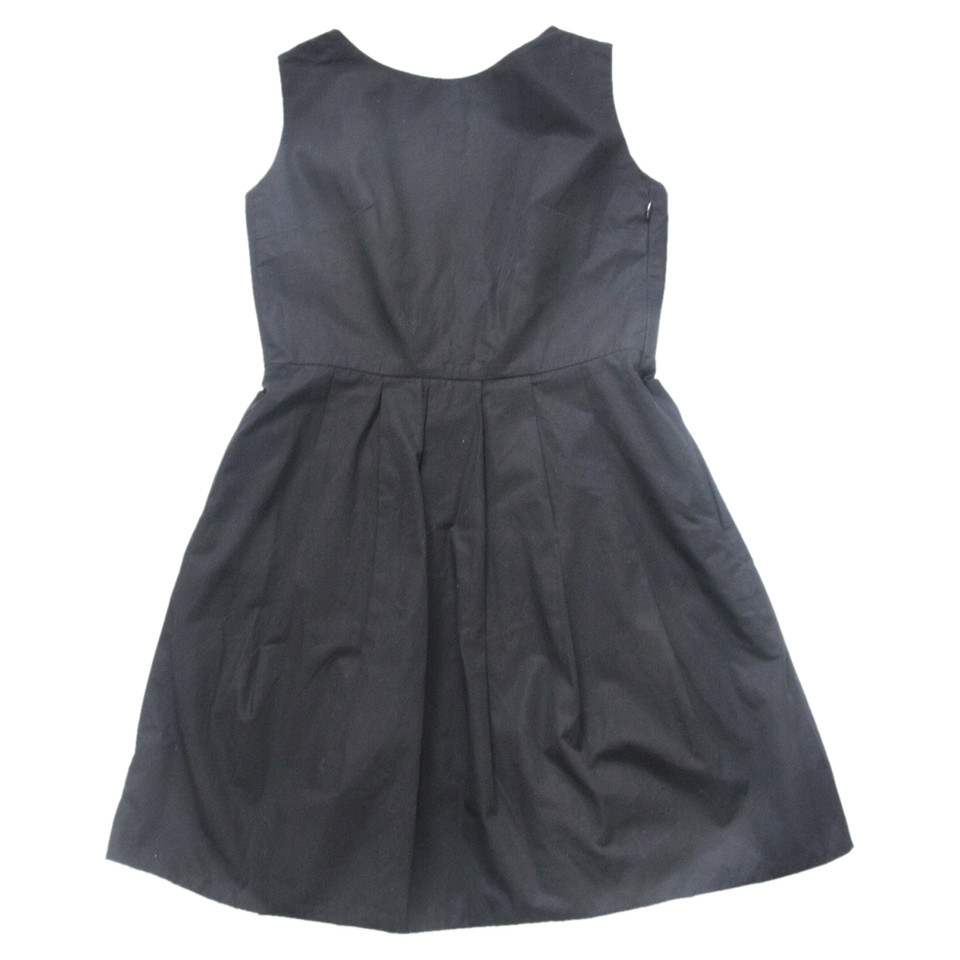 Dondup Kleid aus Baumwolle in Schwarz
