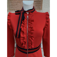 Gucci Kleid aus Viskose in Rot