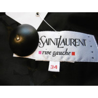 Saint Laurent Jas/Mantel Katoen in Zwart
