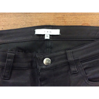 Iro Paire de Pantalon en Cuir en Noir