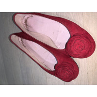 Pretty Ballerinas Slipper/Ballerinas aus Leder in Rot