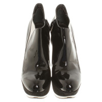 Casadei Patent leather ankle boots
