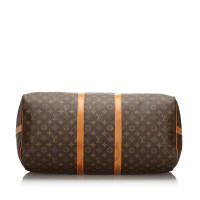 Louis Vuitton Keepall 55 Bandouliere en Toile en Marron