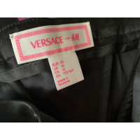 Versace For H&M Kleid aus Seide in Schwarz