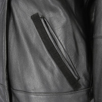 Gianni Versace Veste/Manteau en Cuir en Noir