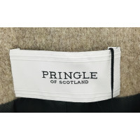 Pringle Of Scotland Jacke/Mantel aus Wolle in Beige
