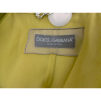 Dolce & Gabbana Jacket/Coat Silk in Gold
