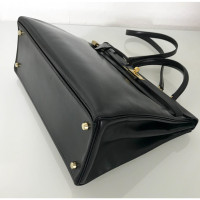 Hermès Kelly Bag 35 Leather in Black