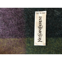 Yves Saint Laurent Schal/Tuch aus Wolle in Khaki