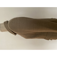 Akris Jacke/Mantel aus Wolle in Beige