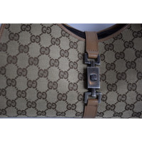 Gucci Jackie O Bag Leather in Brown