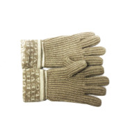 Bulgari Gants en Cachemire en Beige